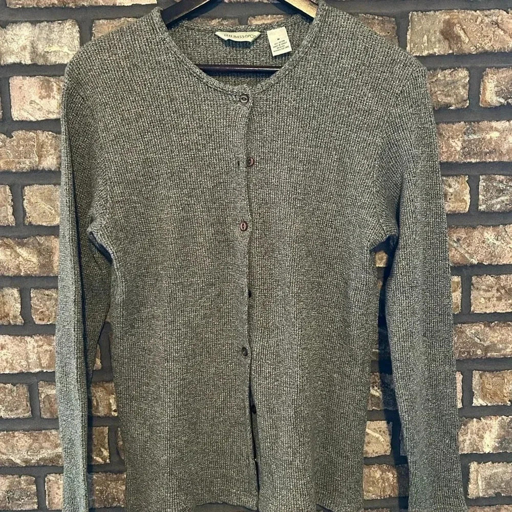G.H. Bass & Co. Gray Women's Cardigan Sweater